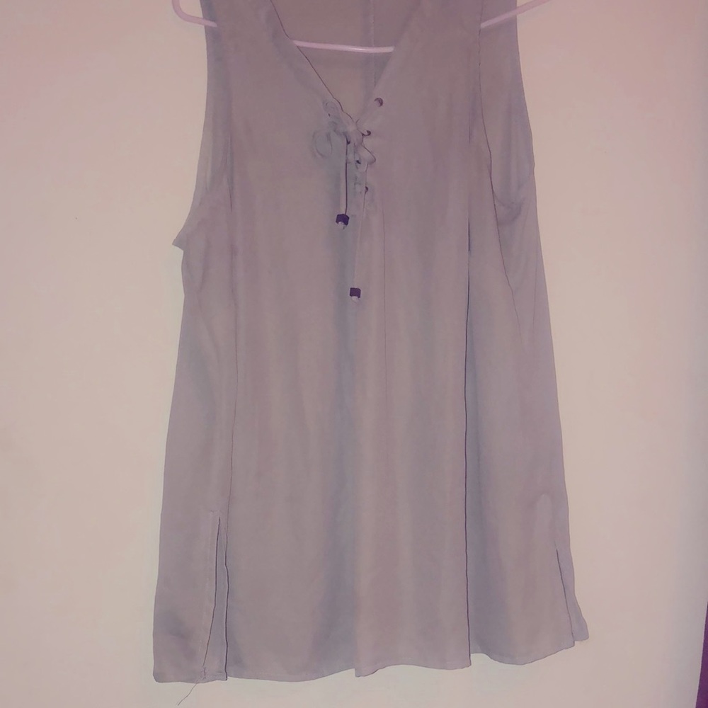 Grayish top brand: New Look size 1x